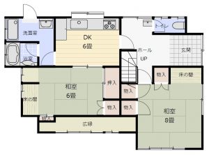 間取図（1階）