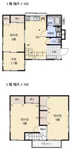 間取図（横浜市港北区篠原町1000-6）